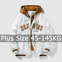 Veste à capuche à manches longues pour homme, grande taille 5XL 6XL 7XL 8XL, automne et hiver 1